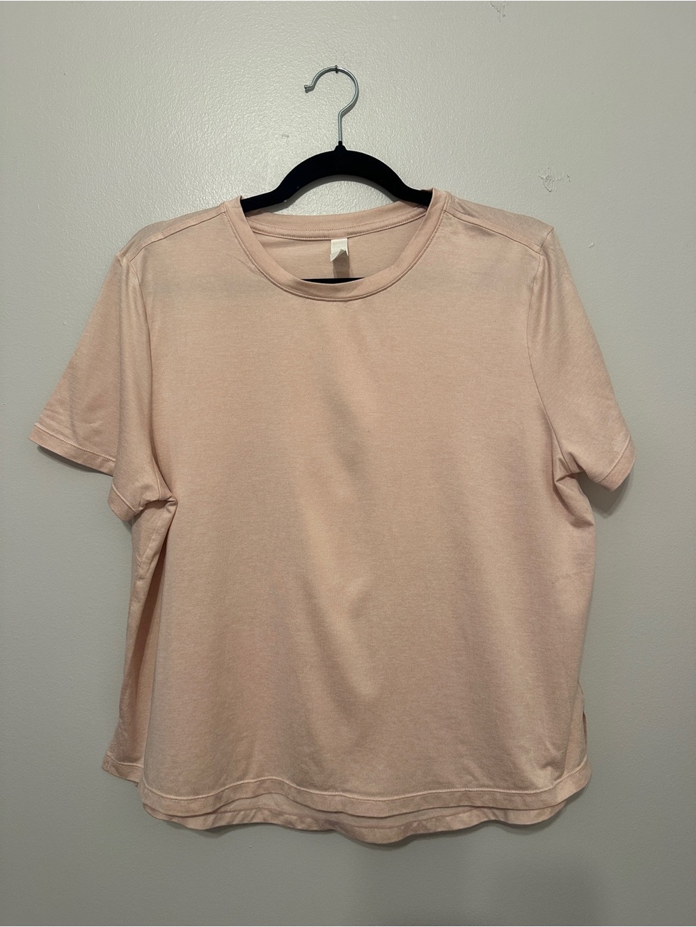 Zella Short Sleeve Tee in Blush Pink